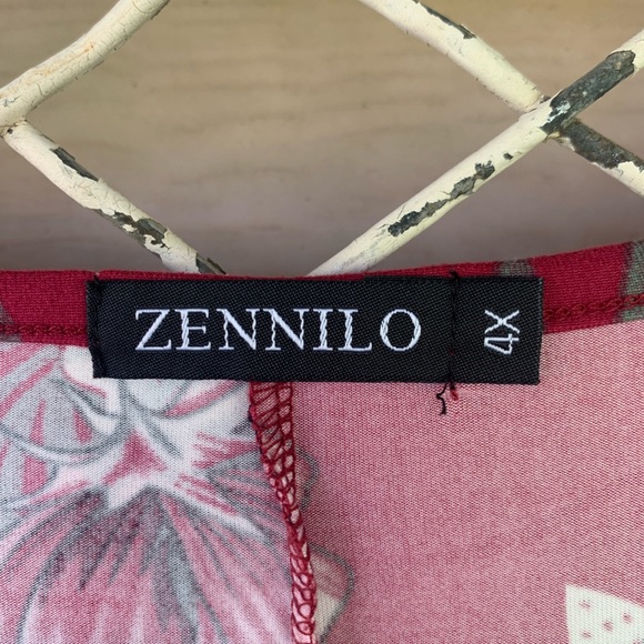 Zennilo Plus Size Dress. 423 - Picture 4 of 4